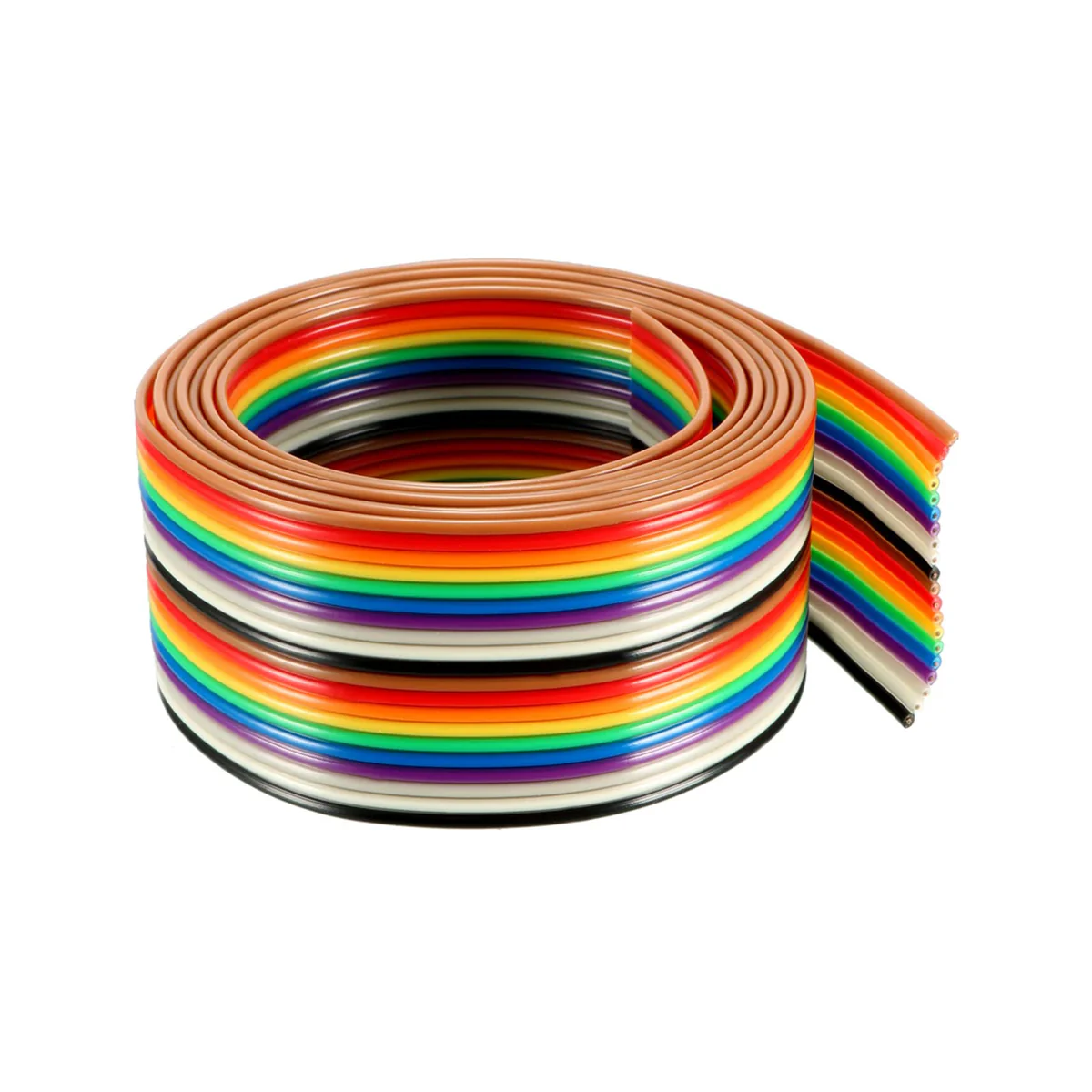 rainbow-wire.webp 40 Pin Rainbow Wire Pure Copper 1meter - Image 1